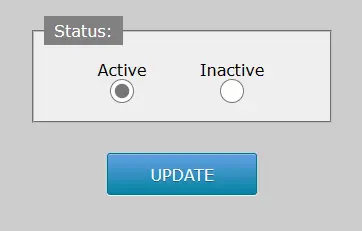 Change active status from employee profile